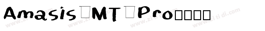 Amasis MT Pro字体转换